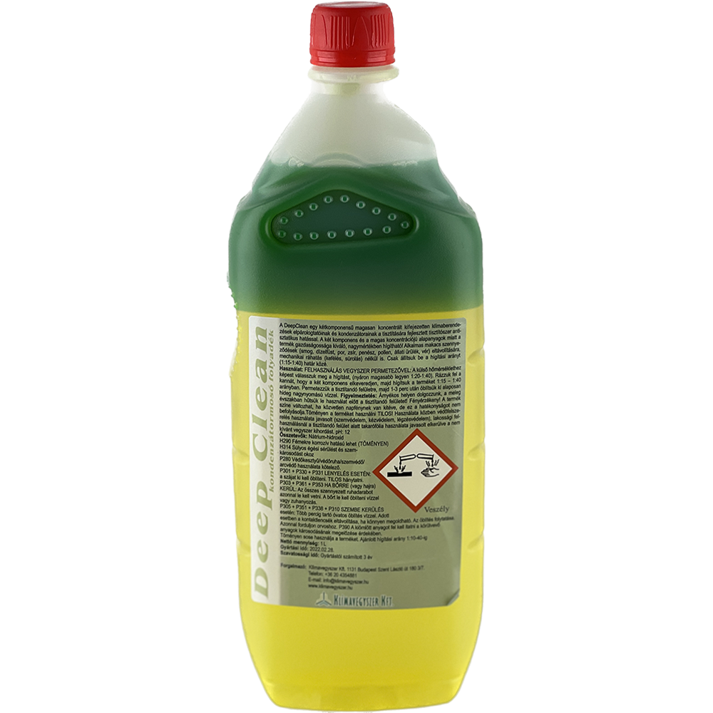 DEEP CLEAN AIR PRO 1 L KLÍMABERENDEZÉS TISZTÍTÓ ÉS FERTŐTLENÍTŐ ...